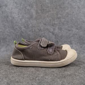 Cat & Jack Shoes Kids Toddler 11 Sneakers Easy On Double Adjustable Strap Canvas